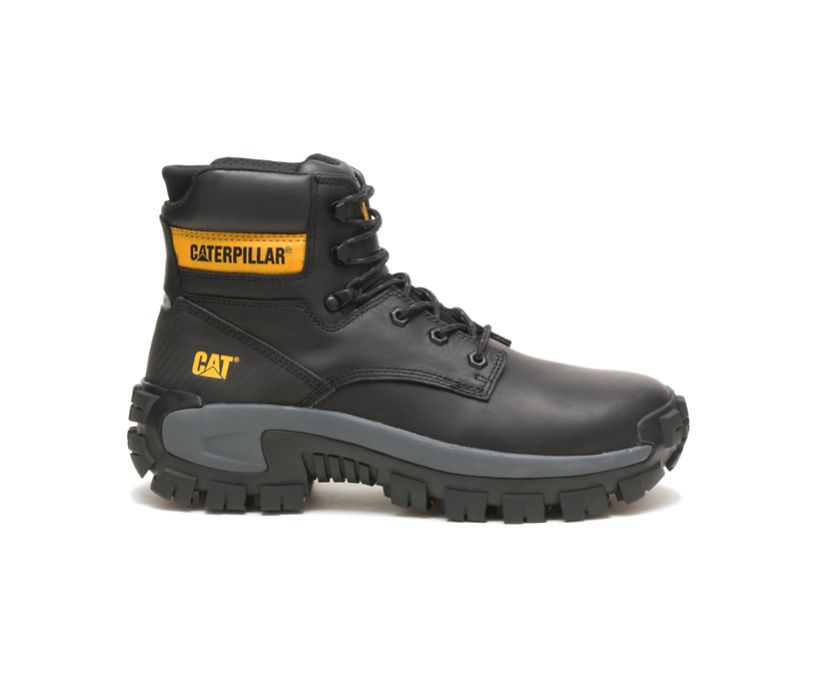 Panske Pracovne Topanky Caterpillar - Invader Hi Steel Toe - Čierne ( 0436-JFNED )